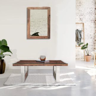 An Image of Indus Valley Railway Sleeper Coffee Table Natural