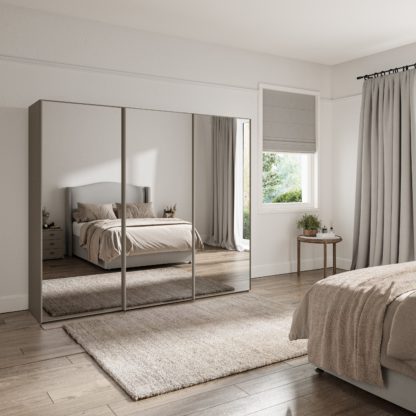 An Image of Altena 2.5m Sliding Wardrobe Off-White