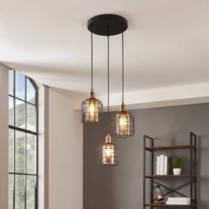 An Image of EGLO Chisle Pendant Light Bronze