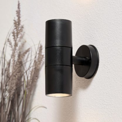 An Image of Clovelly Up & Down Outdoor Wall Light