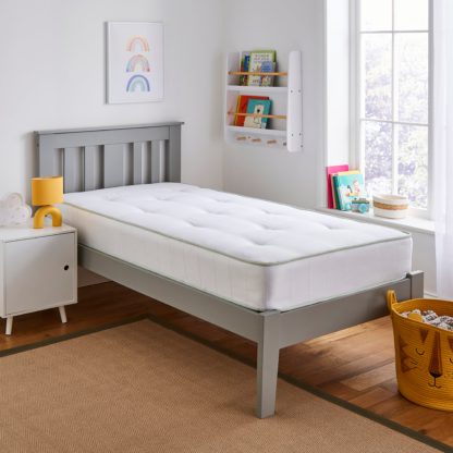 An Image of Fogarty Kids 1000 Pocket Spring Single Wool Mattress White