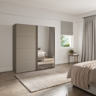 An Image of Altena 2m Sliding Wardrobe Pebble