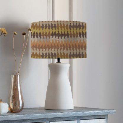 An Image of Albury Table Lamp with Mesa Shade Mesa Sand Beige