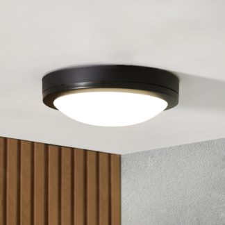 An Image of 12W Bulkhead Outdoor Wall Light - Black