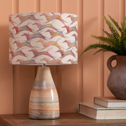 An Image of Japura Table Lamp with Dakota Shade Dakota Sand Beige