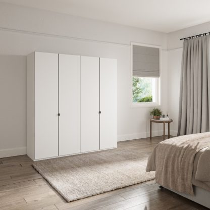 An Image of Kahla 2m 4 Door Wardrobe Pebble