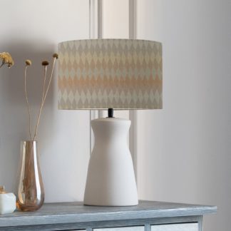 An Image of Albury Table Lamp with Mesa Shade Mesa Sand Beige
