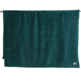 An Image of Snuggle Fleece Throw - 130x180cm - Emerald