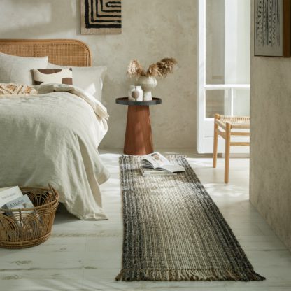 8983ccd783cac4a68696135f7b6adcbe60ea4e5843f506356db4a0a33c6d128a.jpg An Image of Jute Ombre Runner Jute Ombre Grey