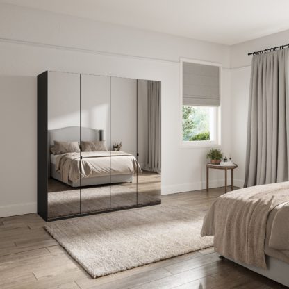 8d8f2c95aa5436474376d57fd259a913179ae6b4c7e01e422e4b8faa79619139.jpg An Image of Kahla 2m 4 Door Wardrobe Pebble