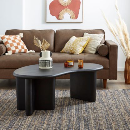 950911f32bee212d03cbeb27f1c6581e8da6b908c3a0972ea990e467b60b8aeb.jpg An Image of Ludo Kidney Shaped Coffee Table, Mango Wood Natural