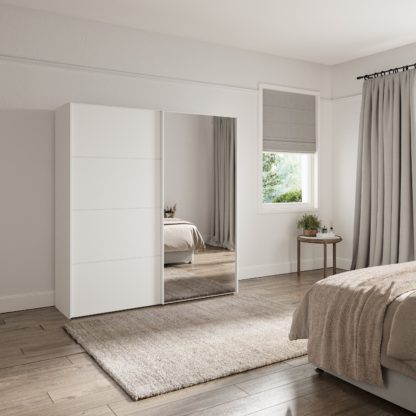 An Image of Altena 2m Sliding Wardrobe Pebble