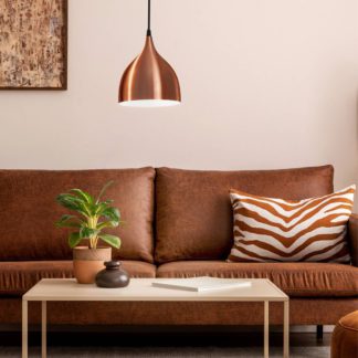 An Image of EGLO Coretto Pendant Light Copper