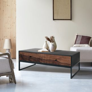 An Image of Indus Valley Thor Coffee Table Brown