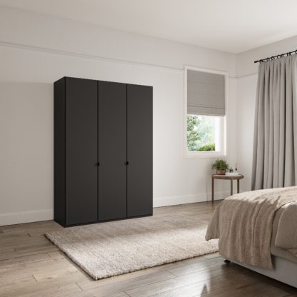 An Image of Kahla 1.5m 3 Door Wardrobe Off-White