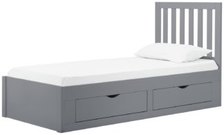 An Image of Birlea Appleby Single Bed Frame - Grey