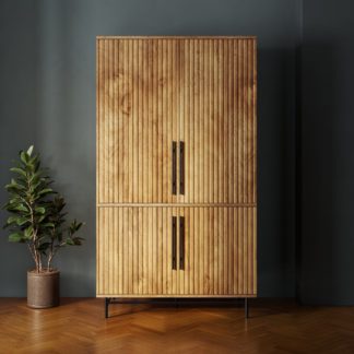 An Image of Bryant Hideaway Computer Cabinet Desk Wood (Brown)