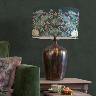 An Image of Olywn Table Lamp with Osawi Shade Osawi Emerald Green