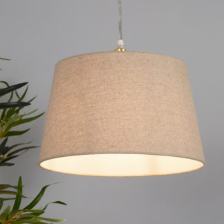 An Image of Finn Tapered Lamp Shade - 30cm - Natural