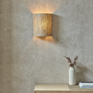 An Image of Vogue Marson Wall Light Natural