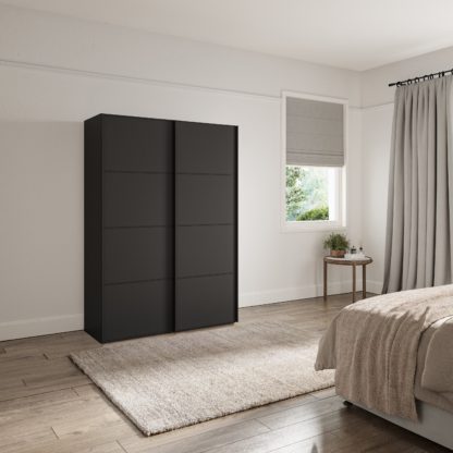 An Image of Altena 1.5m Sliding Wardrobe Pebble