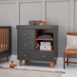 An Image of Tutti Bambini Como 3 Drawer Chest Changer Slate