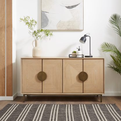 An Image of Agatha Large Sideboard Natural