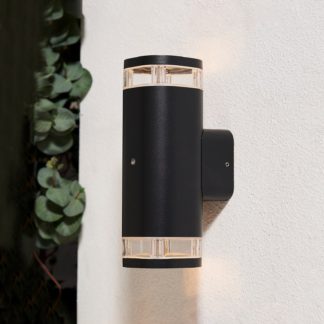 An Image of Stamford Up & Down Outdoor Wall Light with Dusk to Dawn Sensor