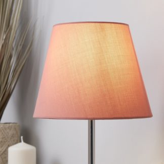 An Image of Clyde Tapered Lamp Shade - 20cm - Rose