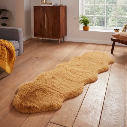 An Image of Super Teddy Sheepskin Rug Pink