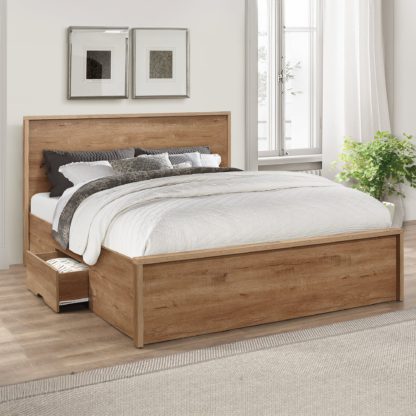 An Image of Stockwell Bed Frame Brown