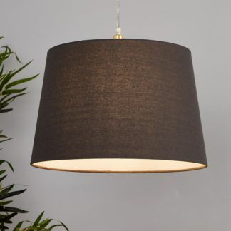 An Image of Finn Tapered Lamp Shade - 40cm - Charcoal