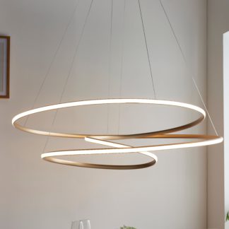 An Image of Vogue Tristan Large Pendant Light Gold