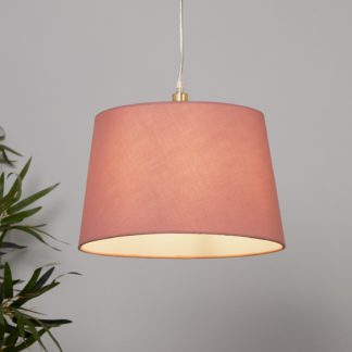 An Image of Clyde Tapered Lamp Shade - 30cm - Rose
