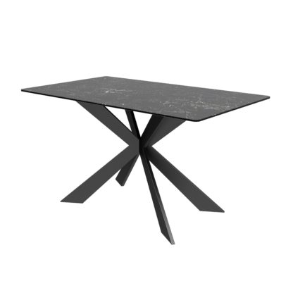 An Image of Indus Valley Apollo 4 Seater Dining Table Grey