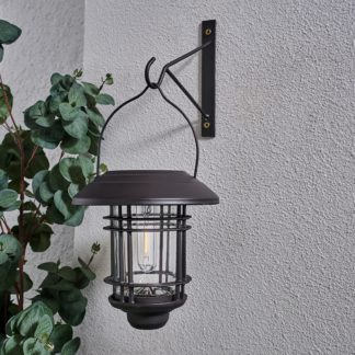 An Image of Kettlewell Hanging Solar Wall Lantern