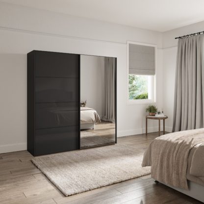 An Image of Altena 2m Sliding Wardrobe Pebble