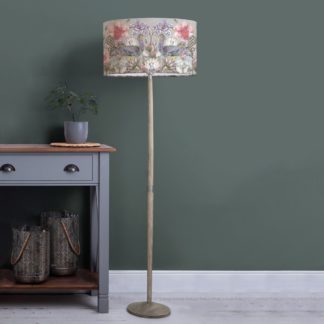 An Image of Solensis Floor Lamp with Acanthis Shade Bronze