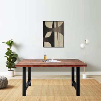 An Image of Indus Valley Haryana Small Dining Table Natural