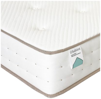 An Image of Habitat Lani Natural 3000 Pocket Comfort Mattress - Kingsize