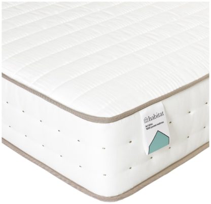 An Image of Habitat Ari Natural 1000 Pkt Bliss Mattress - Small Double