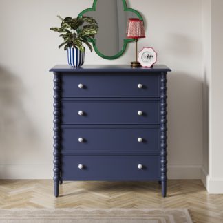 An Image of Pippin 4 Drawer Chest, Navy Navy
