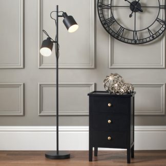 An Image of Aaron Task Floor Lamp Black