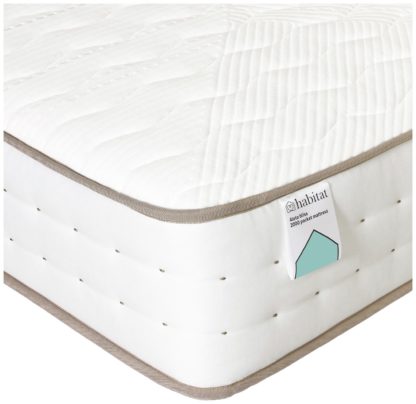 An Image of Habitat Aleta Natural 2000 Pocket Bliss Mattress - Kingsize