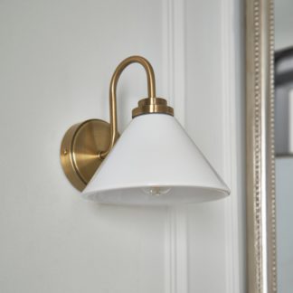 An Image of Celcy Bathroom Wall Light White