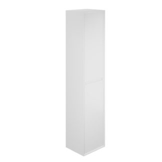 An Image of Madison Handleless Tall Bathroom Storage Unit - White