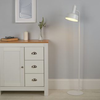 An Image of Metal Floor Lamp - Cream