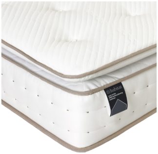 An Image of Habitat Lani Natural 3000 Pkt Pillowtop Mattress - Double