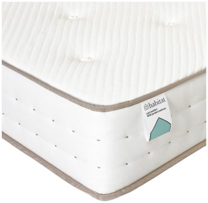 An Image of Habitat Lani Natural 3000 Pkt Comfort Mattress - Superking