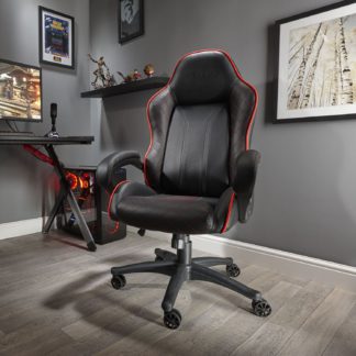 An Image of X Rocker Maelstrom Office Gaming Chair Red